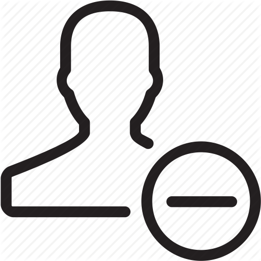 Account, Contact, Delete, Minus, Profile, Remove, User Icon