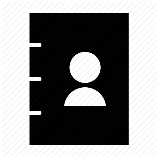 Agenda, App, Contact List, Contacts, Mobile, Smartphone Icon