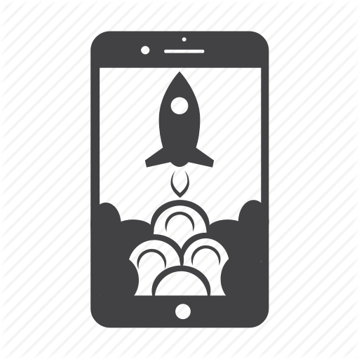 Iphone, Launch, Marketing, Phone, Rocket Icon