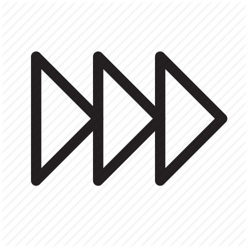 Continue, Fast, Forward, Media, Next, Speed, Triangle Icon