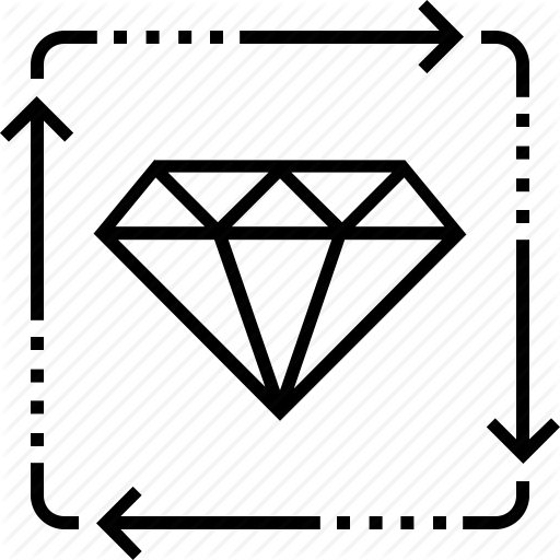 Cip, Continuous Improvement, Development, Diamond, Progress Icon