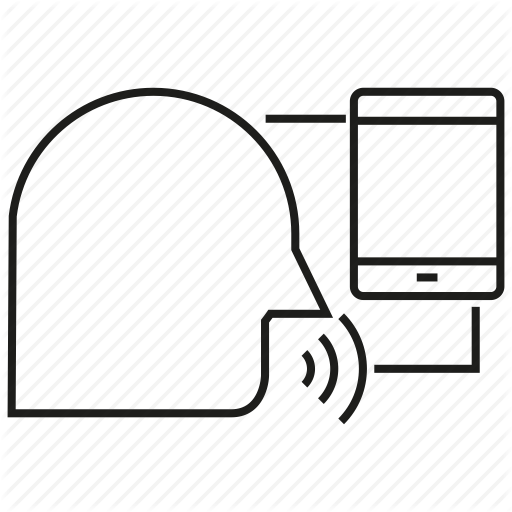 Mobile, Smart Phone, Technology, Voice Control Icon