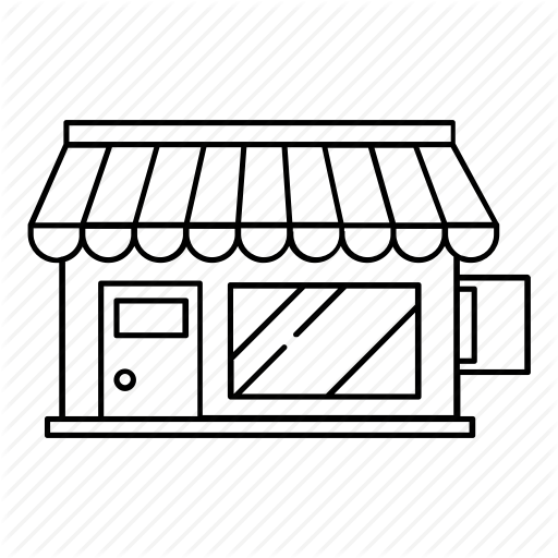 Convenience Store, Market, Mart, Shop, Store Icon