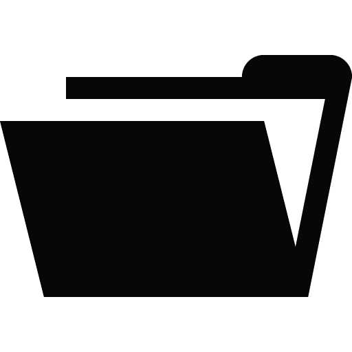 Folder Icon Black Transparent Png