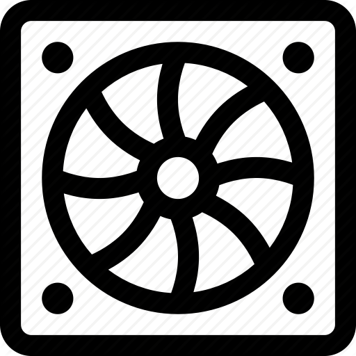 Air, Computer, Conditioning, Cooling, Fan, System Icon
