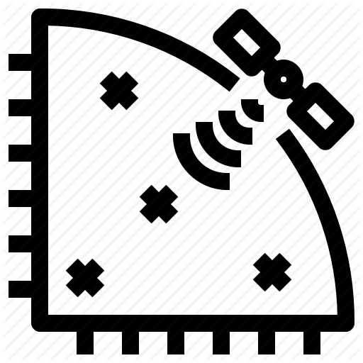 Coordinate, Graph, Mark, Point, Satellite, Signal Icon