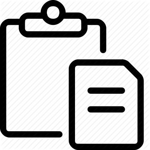 Clipboard, Copy, Cut, Paste Icon