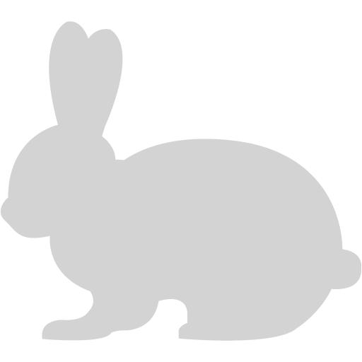 Light Gray Rabbit Icon