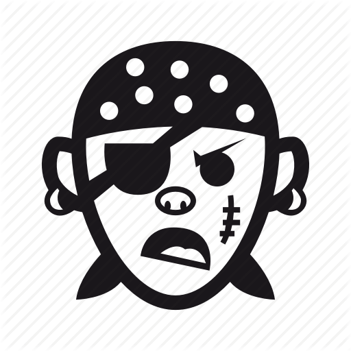 Bad, Corsair, Grumpy, Halloween, Pirate Icon