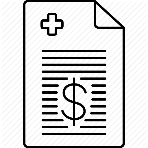 Bill, Medical, Medical Bill, Medical Cost, Paperwork Icon