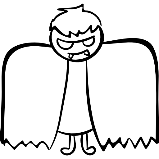 Boy With Halloween Winged Costume Icons Free Download