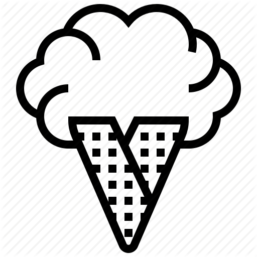 Candy, Cotton, Dessert, Sweet, Toffy Icon