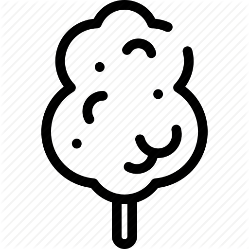 Candy, Cotton, Sugar, Sweet Icon