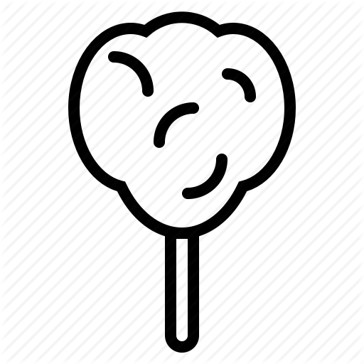 Candy, Cotton Candy Icon