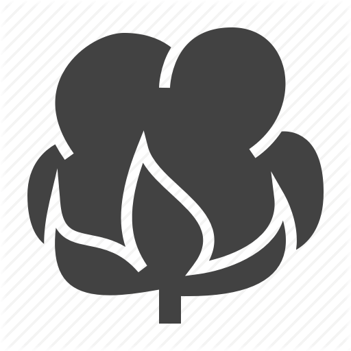 Cotton, Fabric, Flower Icon
