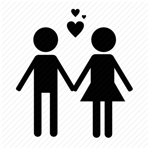 Couple, In Love, Marriage Icon