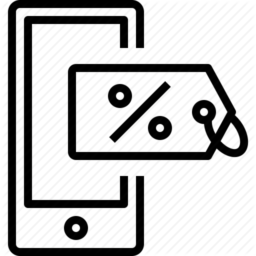 Commerce, Coupon, Discount, Mobile, Online, Voucher Icon