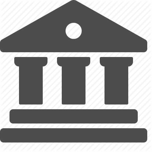 Bank, Building, Business, Courthouse, Finance, Office Icon
