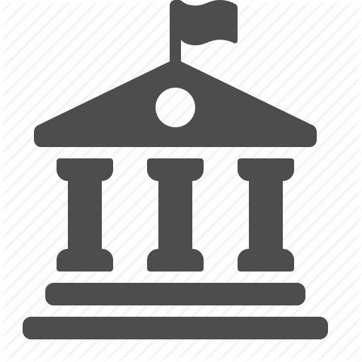 Bank, Building, College, Courthouse, High School, School