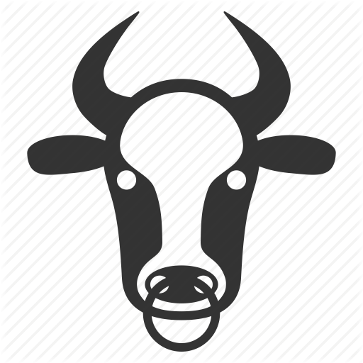 Beef, Cattle, Cow Head, Power, Ring, Ringed Ox, Strong Bull Icon