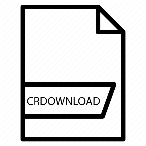 Crdownload, Data, File, Folder, Format Icon