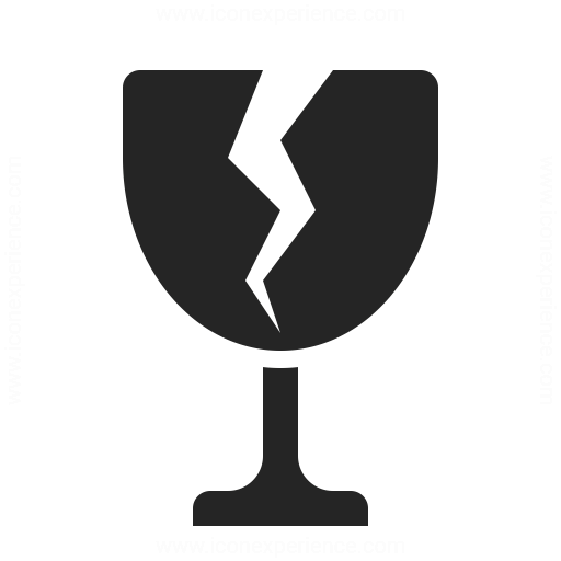 Glass Cracked Icon Iconexperience