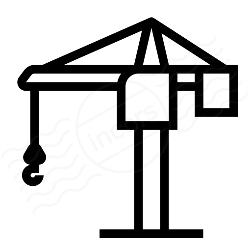 Iconexperience I Collection Tower Crane Icon