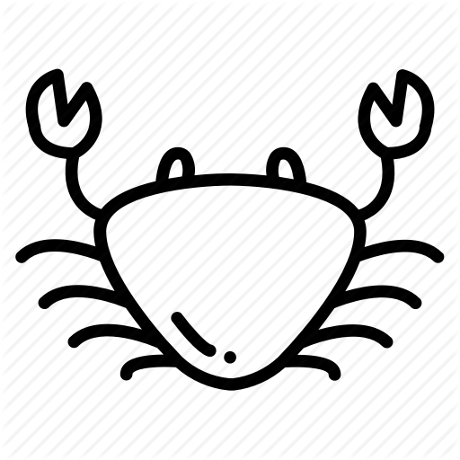 Crab, Crawfish, Crayfish, Food, Seafood Icon