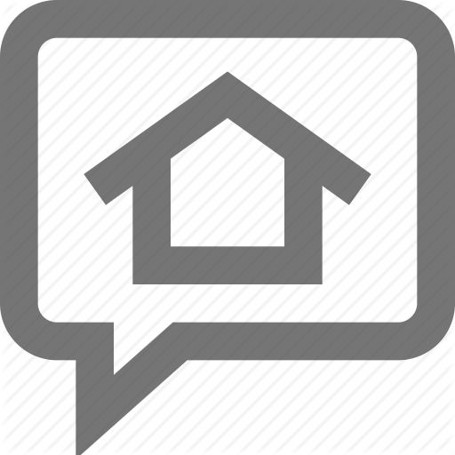 App, Chat, Comment, Home, Material, Outline Icon