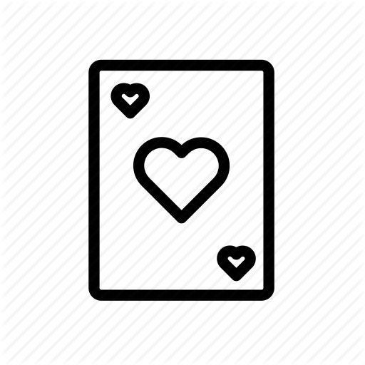Card Game, Gamble, Games, Online, Poker, Three Hearts Icon