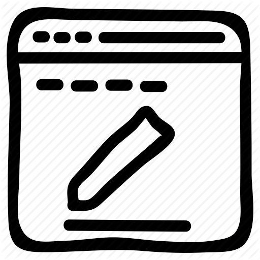 Create, Internet, Online, Webpage, Write Icon