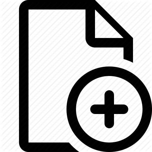 Add File, Compose, Create, Cross, Document, Financial, New Icon