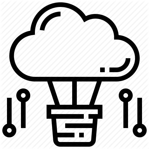 Cloud, Creative, Service, Technology Icon