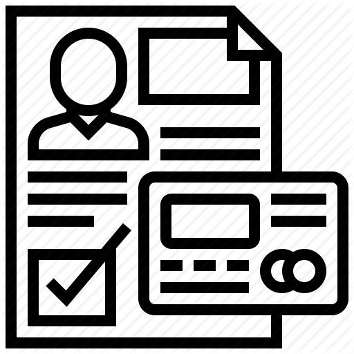 Credit, Customer, Form, Information, Report Icon