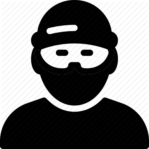 Crime, Criminal, Man, People, Person Icon