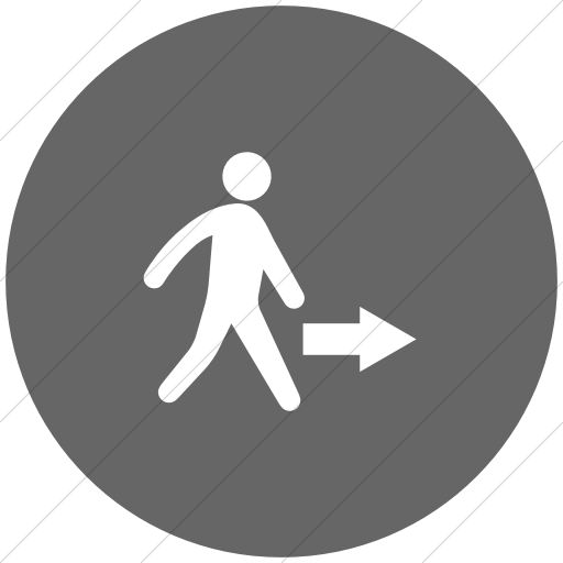 Flat Circle White On Gray Ocha Humanitarians Crisis