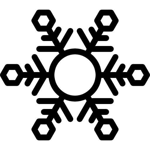 Ice Crystal With Round Center Icons Free Download