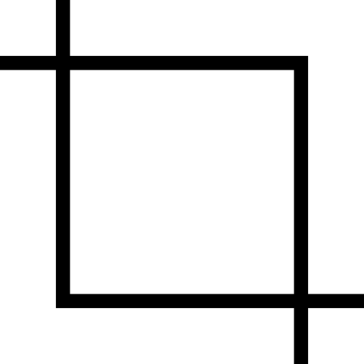 Crop Button Symbol Of Design Interface Icons Free Download