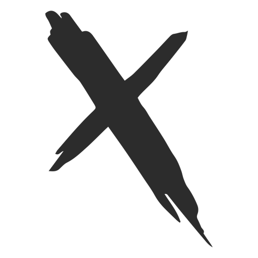 X Cross Doodle Icon
