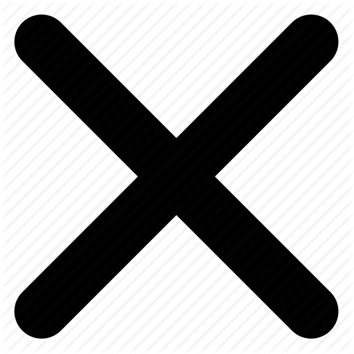 Cancel, Close, Cross Out, Delete, Remove, X Icon