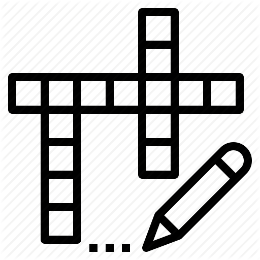 Crossword, Game, Puzzle, Scramble, Word, Write Icon