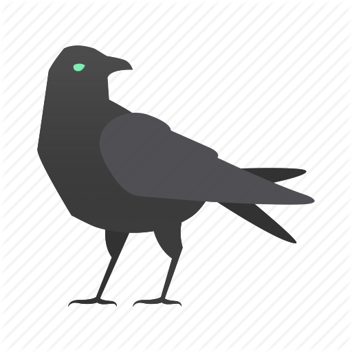 Bird, Blackbird, Crow, Evil, Halloween, Horror, Raven Icon