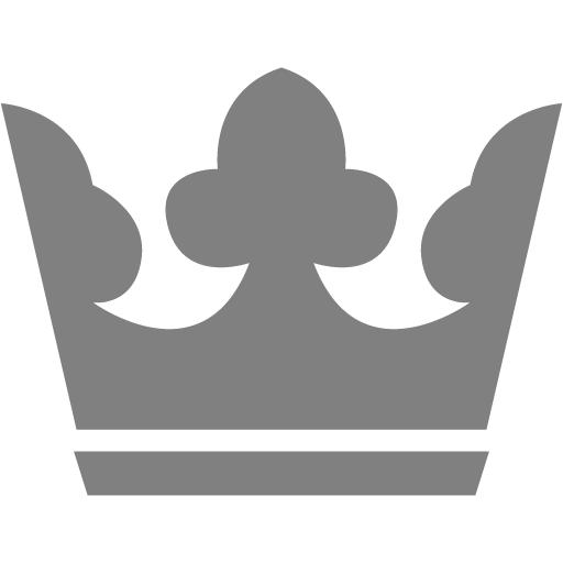 Gray Crown Icon