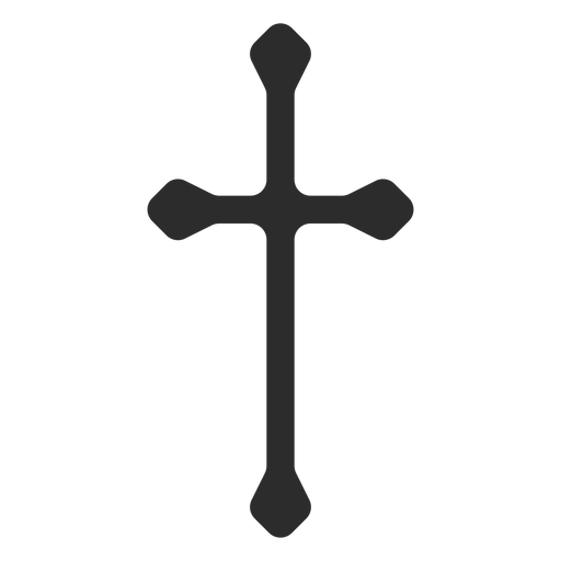 Long Christian Cross Icon