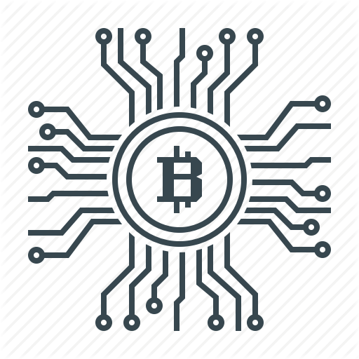 Bitcoin, Blockchain, Cryptocurrency, Digital, Valuta Icon