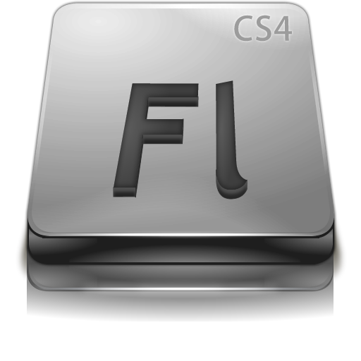 Adobe Flash Cs Gray Icons, Free Adobe Flash Cs Gray Icon