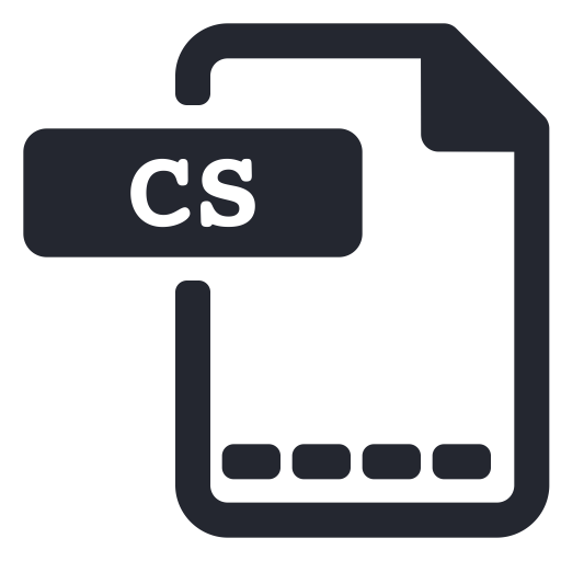 Cs, Extension, File, Program, Programming Icon