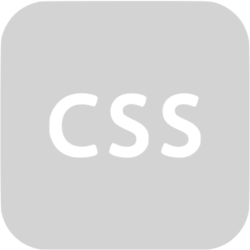 Light Gray Css Icon