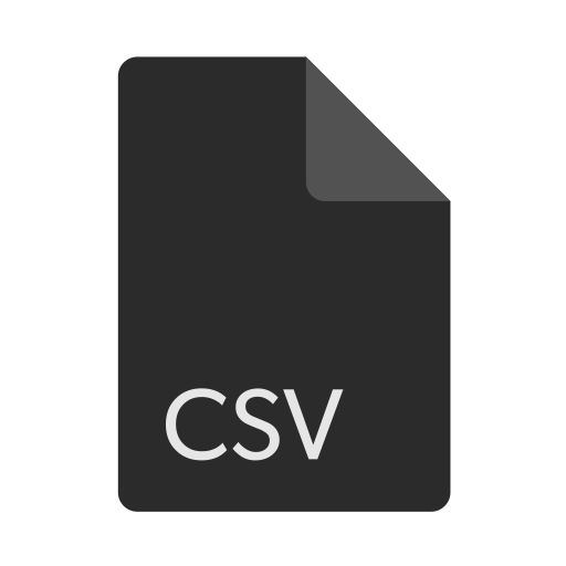 Csv, File, Format, Extension Icon