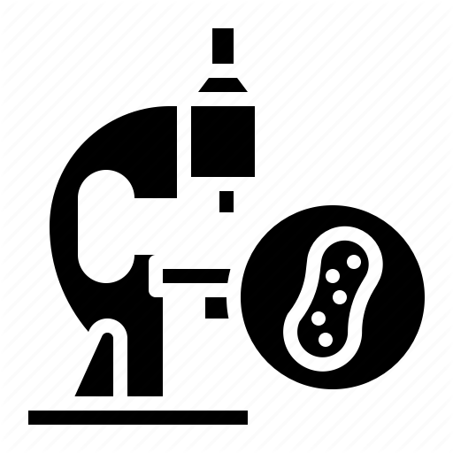 Bacteria, Biology, Lab, Microscope Icon